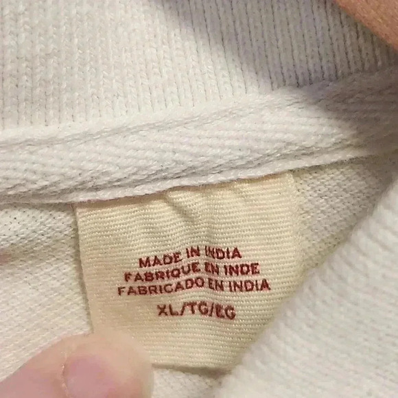 Levi's Pullover Polo Men's XL White Housemark Red Logo Standard Fit Casual - Picture 5 of 7